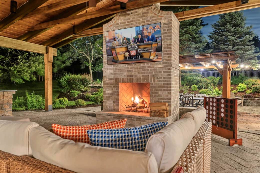 Relax and recover under the 4-season covered patio. 