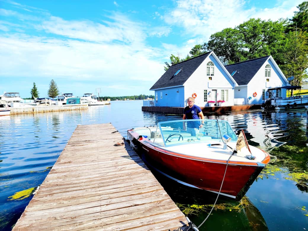 Decks Looking At Floating Houses