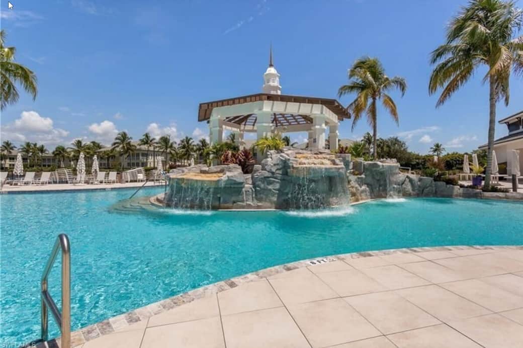 Dunes Main Pool Waterfalls