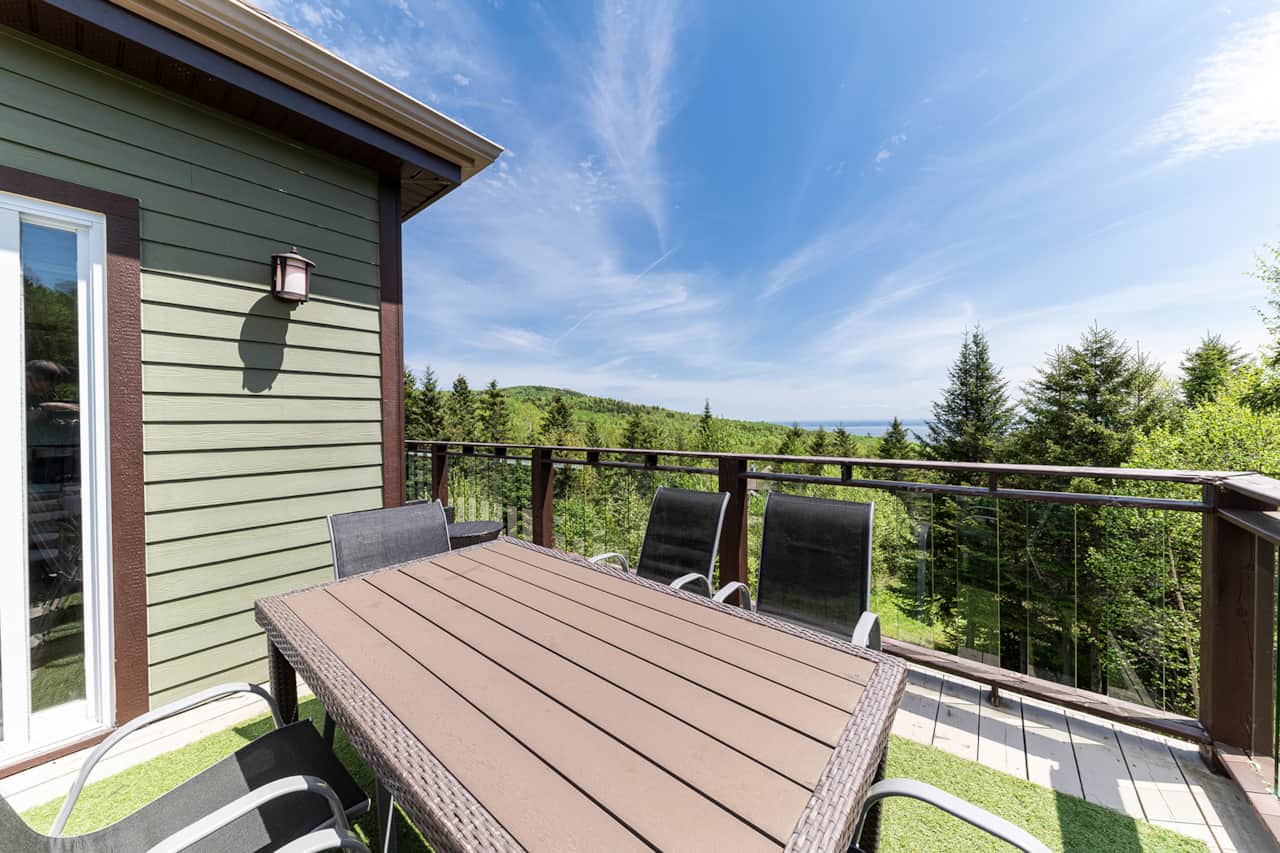 Terrasse et vue