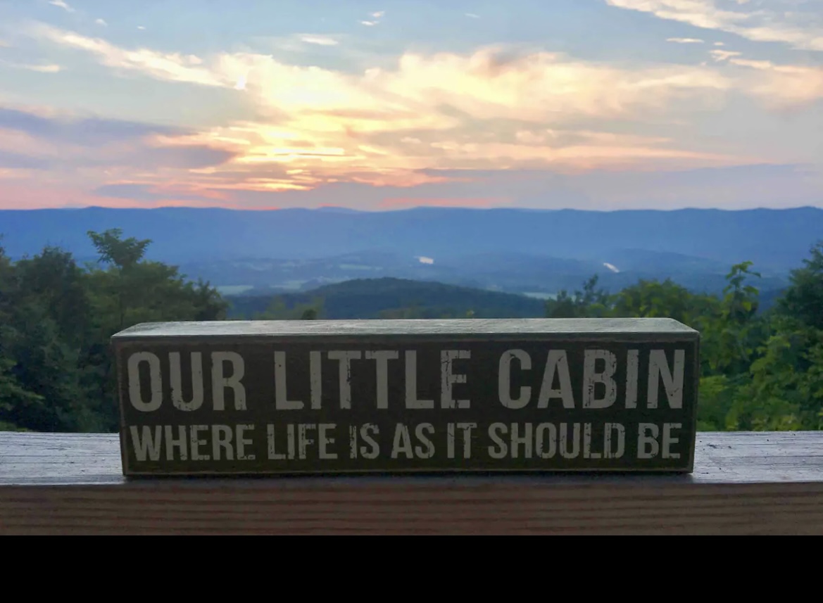 Enjoy the perfect end to your day as you watch the sun dip behind the mountain ridge