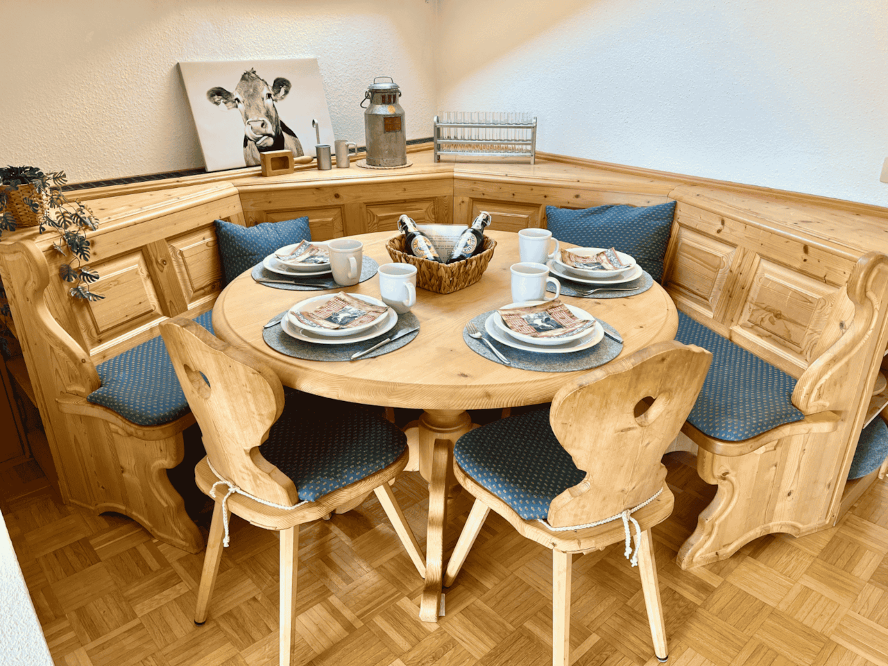 Rustic dining table