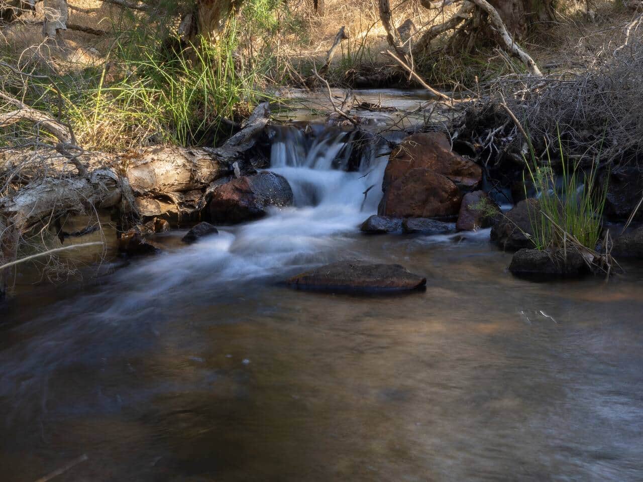 Water Fall at the Bridge