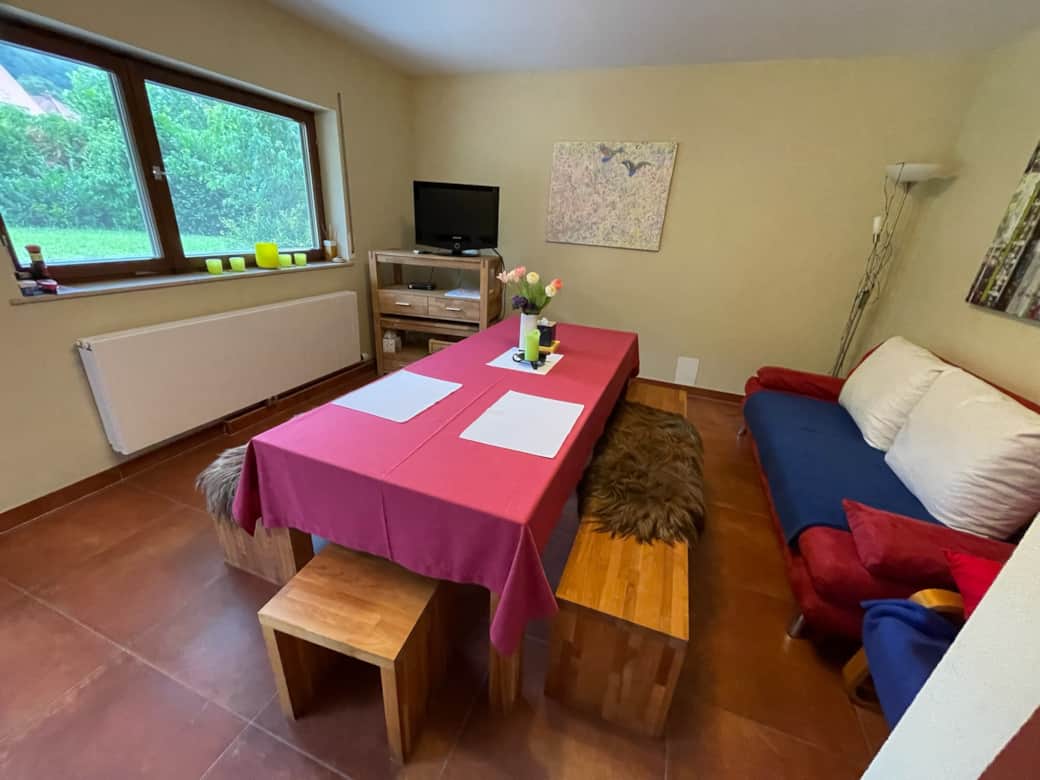 Essplatz für bis zu 5 Personen