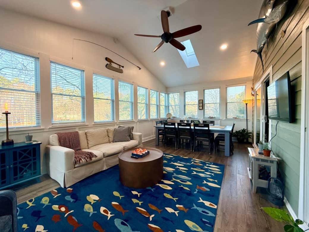 Sunny sunroom