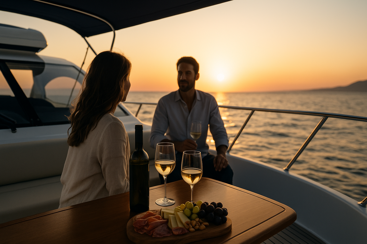 Private yacht lifestyle experiences arranged by Mar Escape Villa