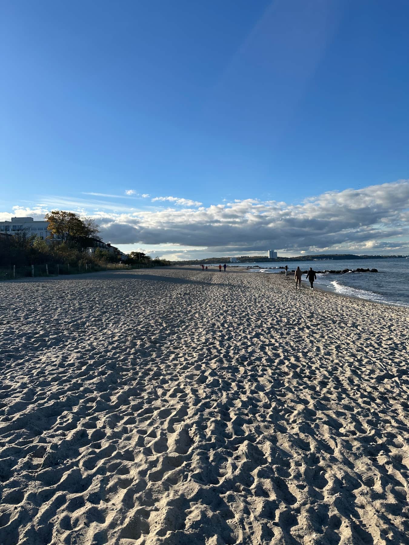 Am Strand in Niendorf