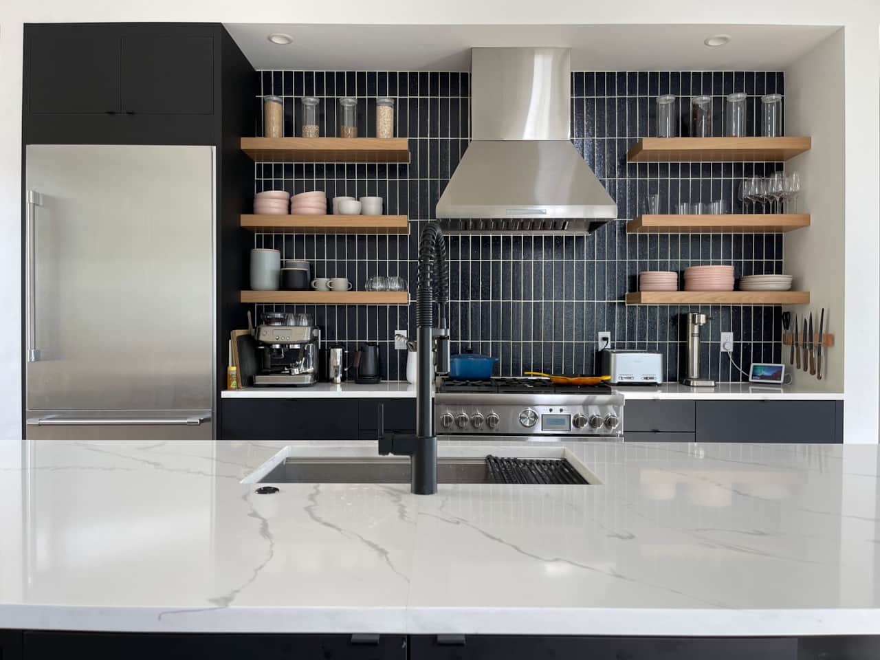Professionally stocked kitchen