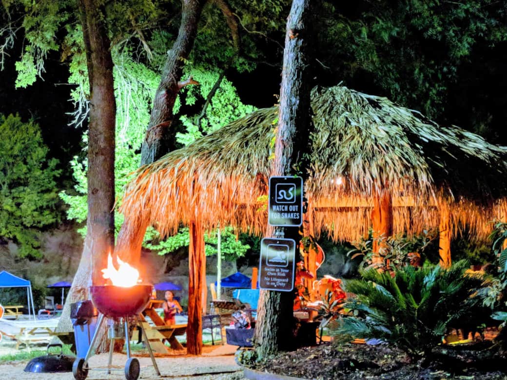 Spend the evening in a cabana