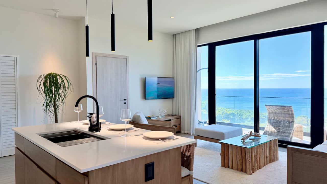 Kitchen & living room