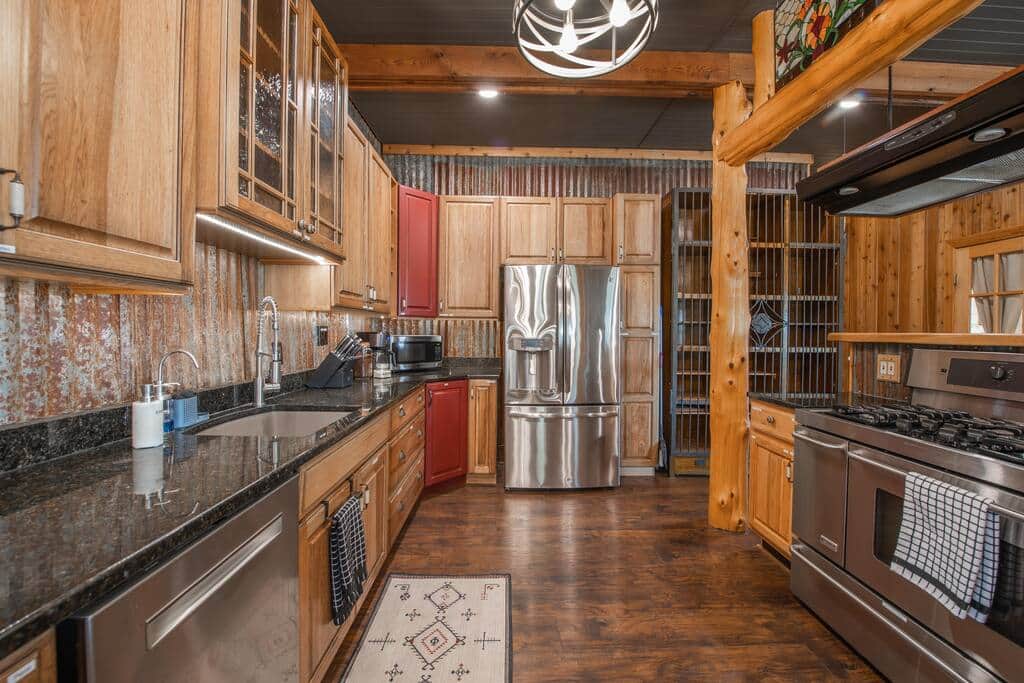 Spacious enough to have a few helpers cook alongside you.