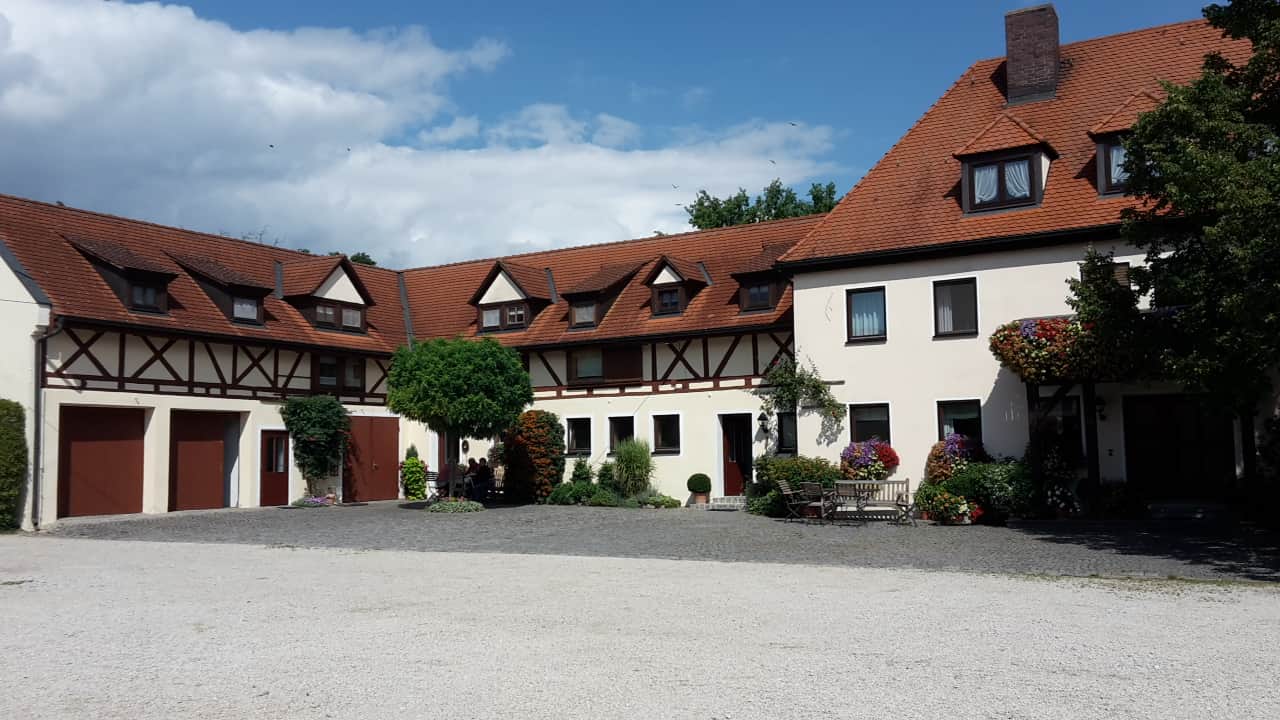 Innenhof Außenansicht Fewo