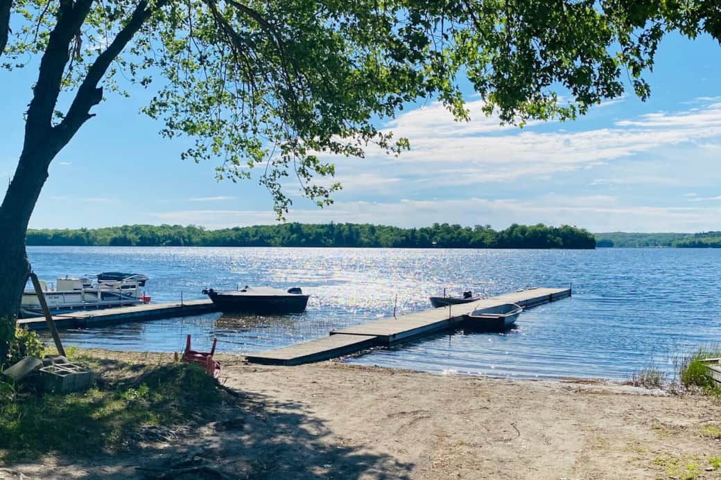 Waterfront at Bailey's Cottages Waterfront at Bailey's Cottages