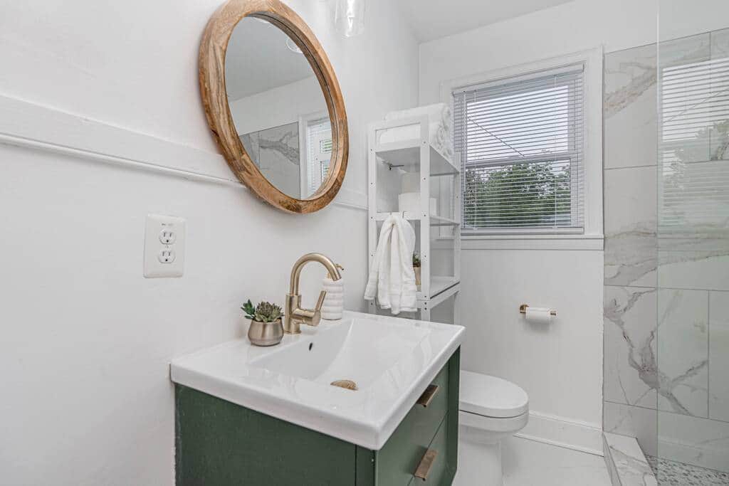 Bathroom with shower Bathroom with shower