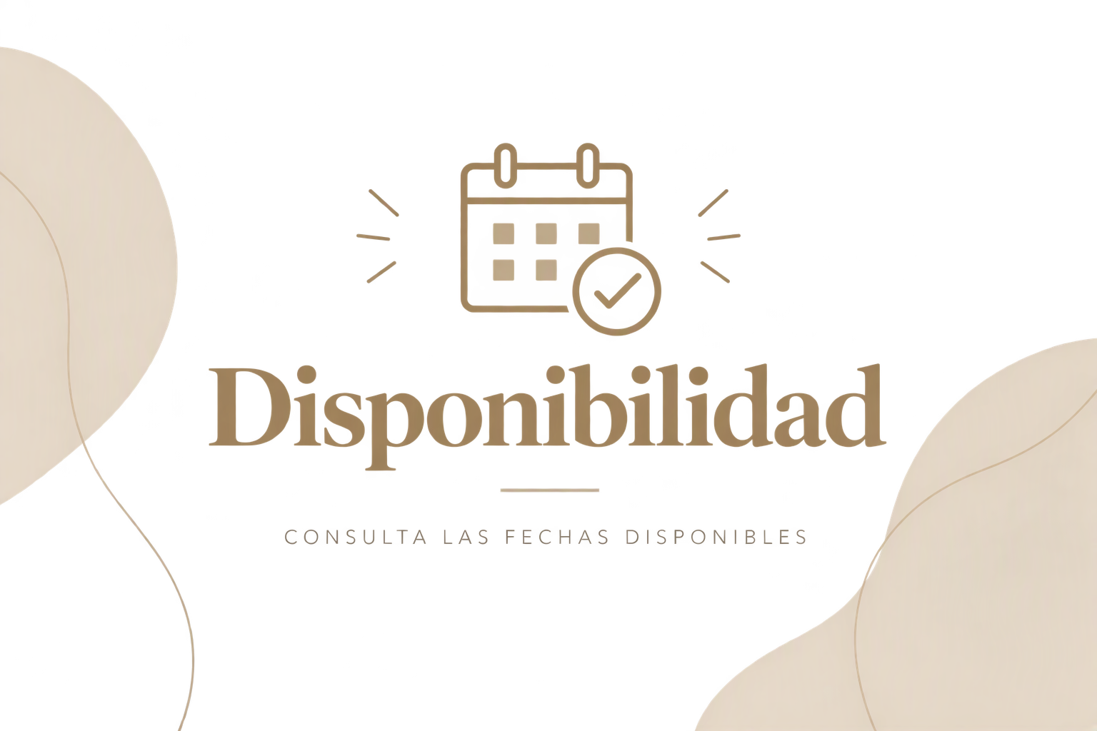 Disponibilidad y calendario