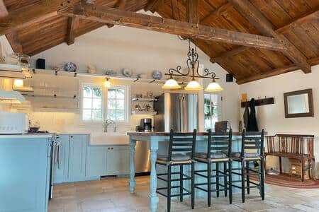 Kitchen from living room