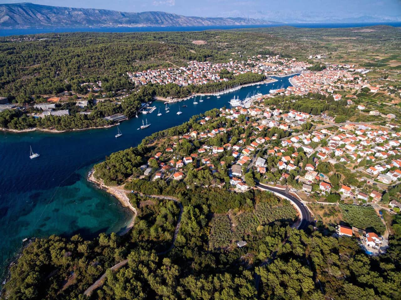Easy walk to the historic, lively town of Stari Grad