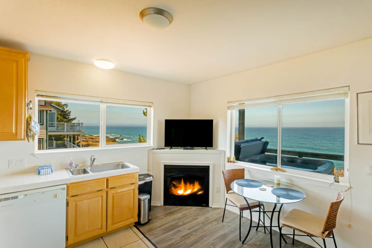 View from the unit  Stunning Oceanview in Shelter Cove, CA
