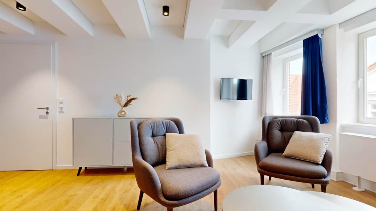 Moderne und hochwertige Ausstattung im N°8A Boardinghouse Lüneburg