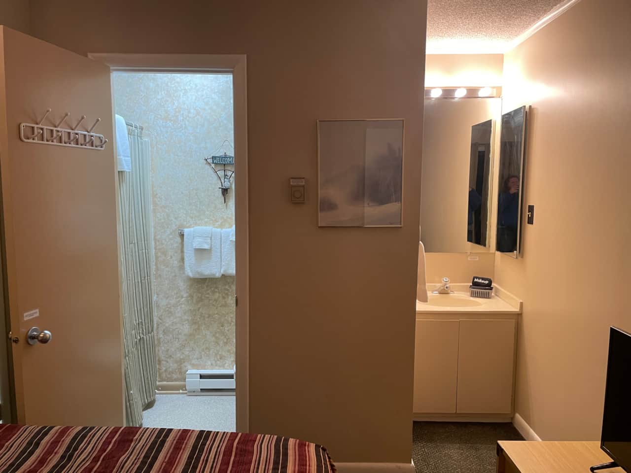 Attached bath