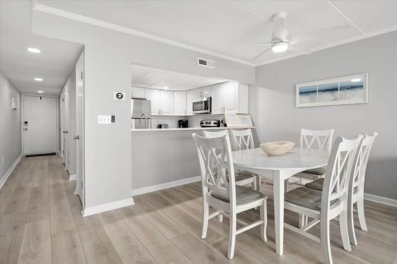 Kitchen and Dining Area View