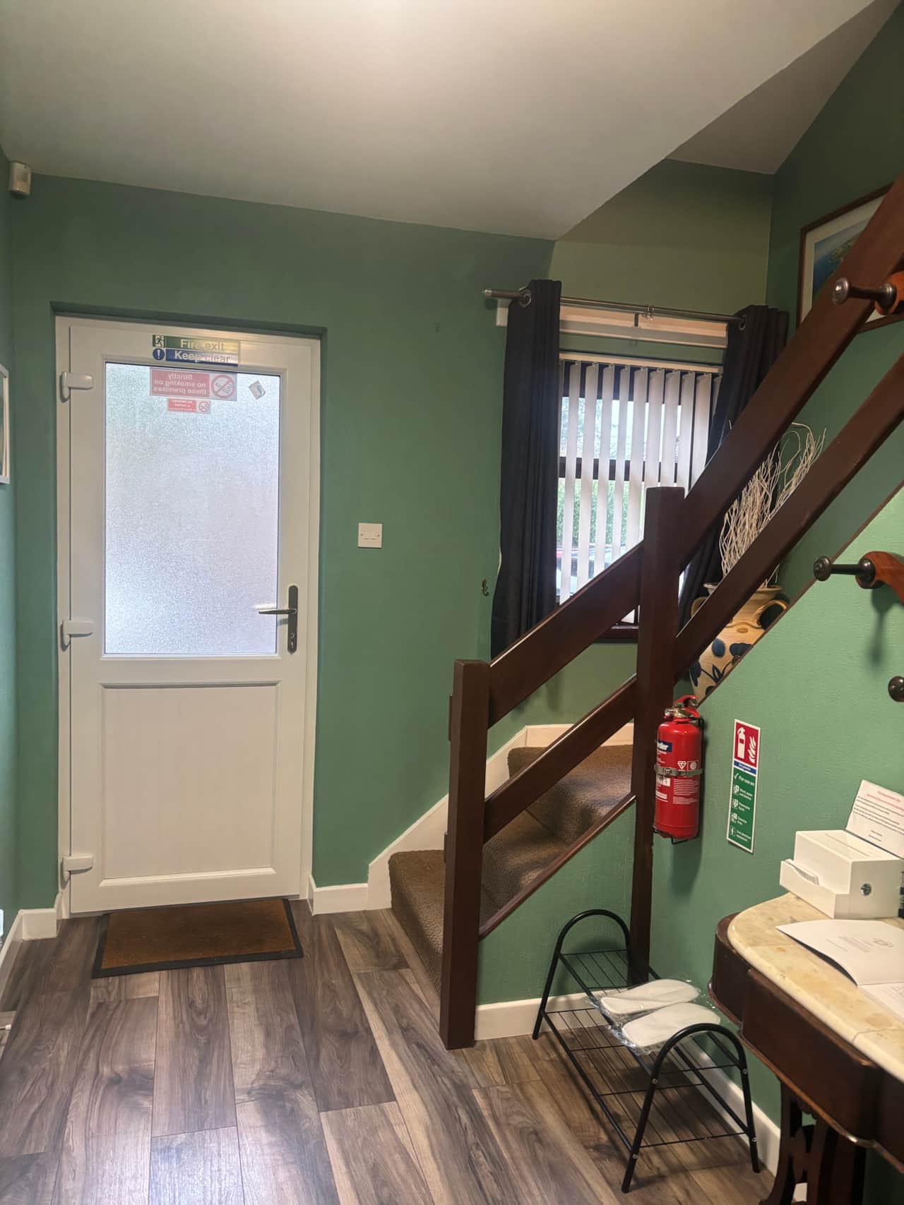 When you enter the lobby, there is also a downstairs toilet for convenience.