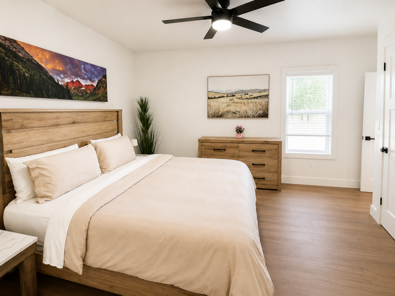 King size bed