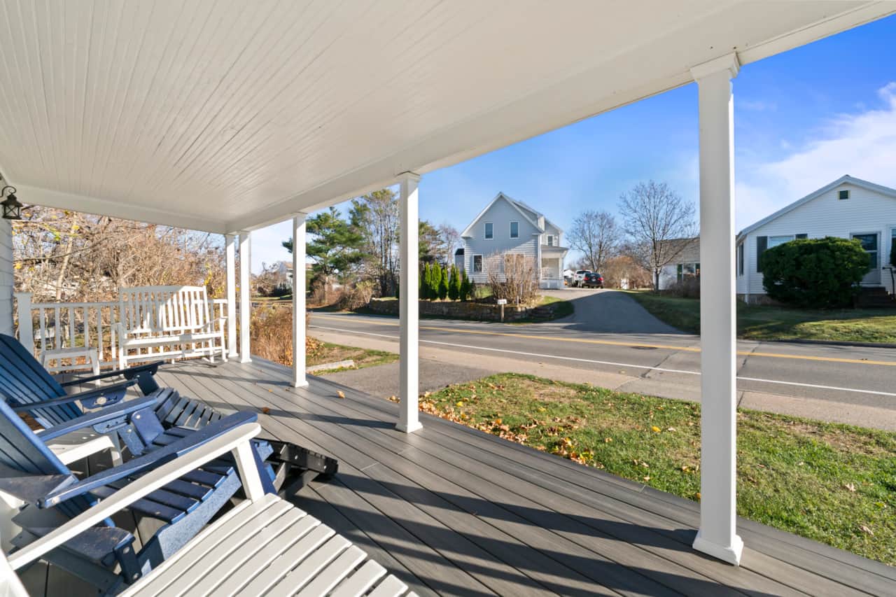 Relax on the front porch