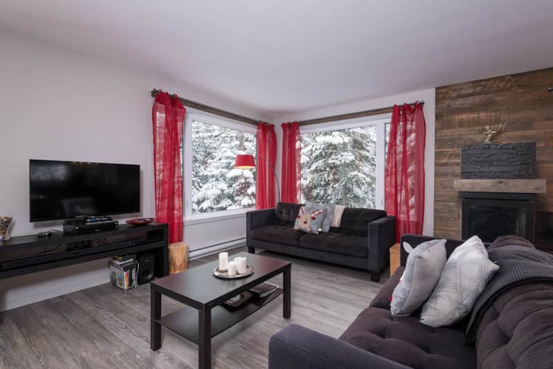 Relax yourself in the living room after a nice long day surrounded bynature