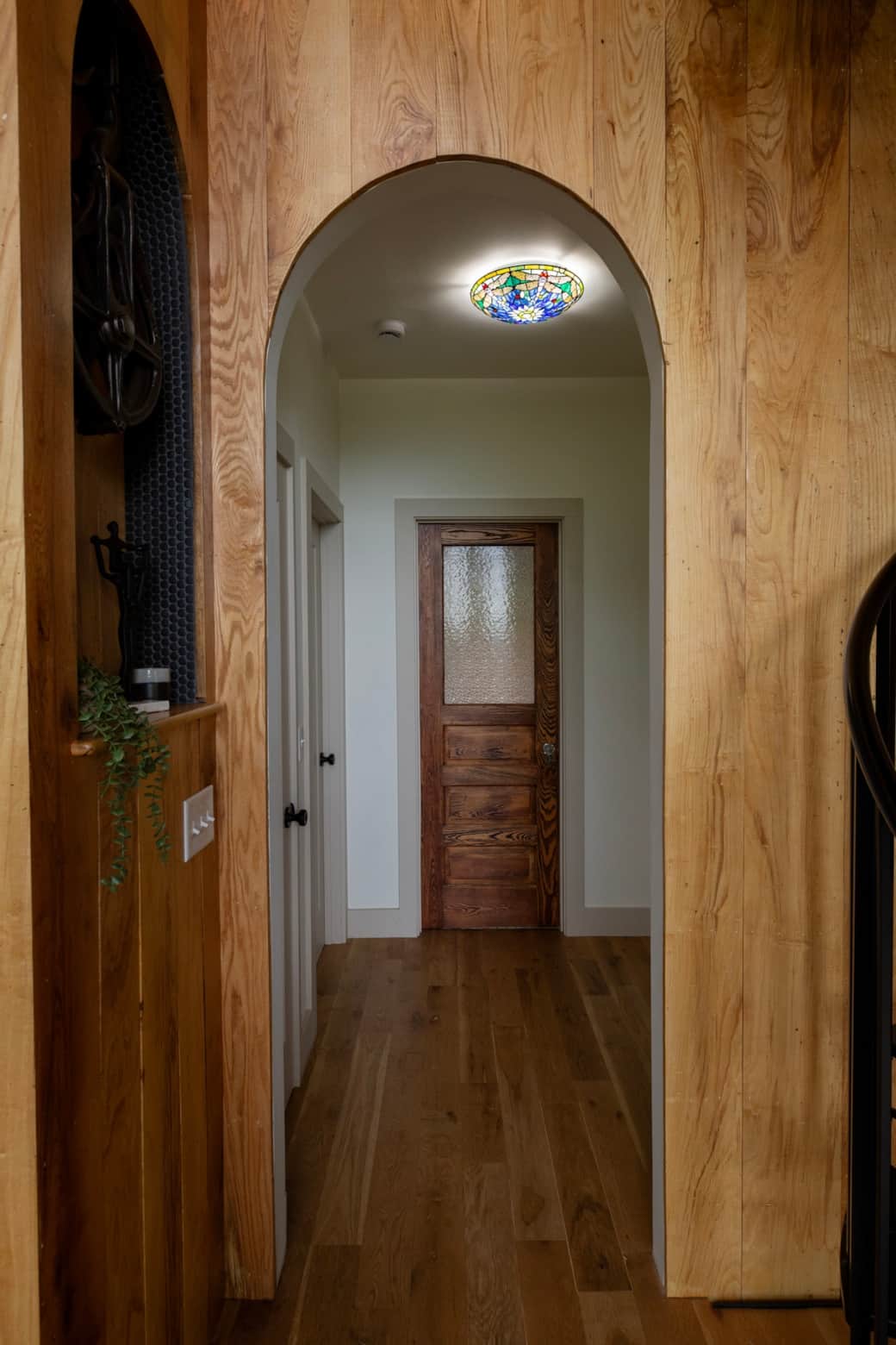 Hallway to the laundry room and main bathroom
