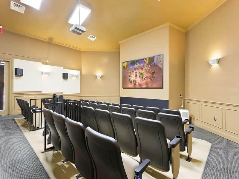 Private surround sound movie theater
