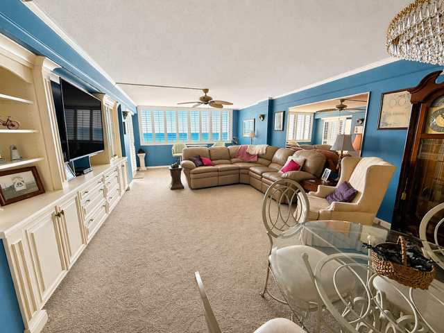 Large living and dining room Large living and dining room