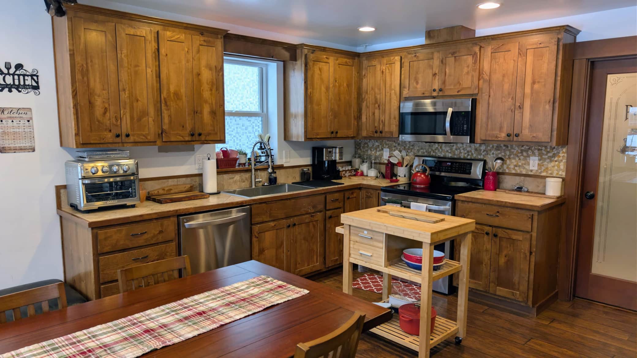 Fully Stocked Kitchen