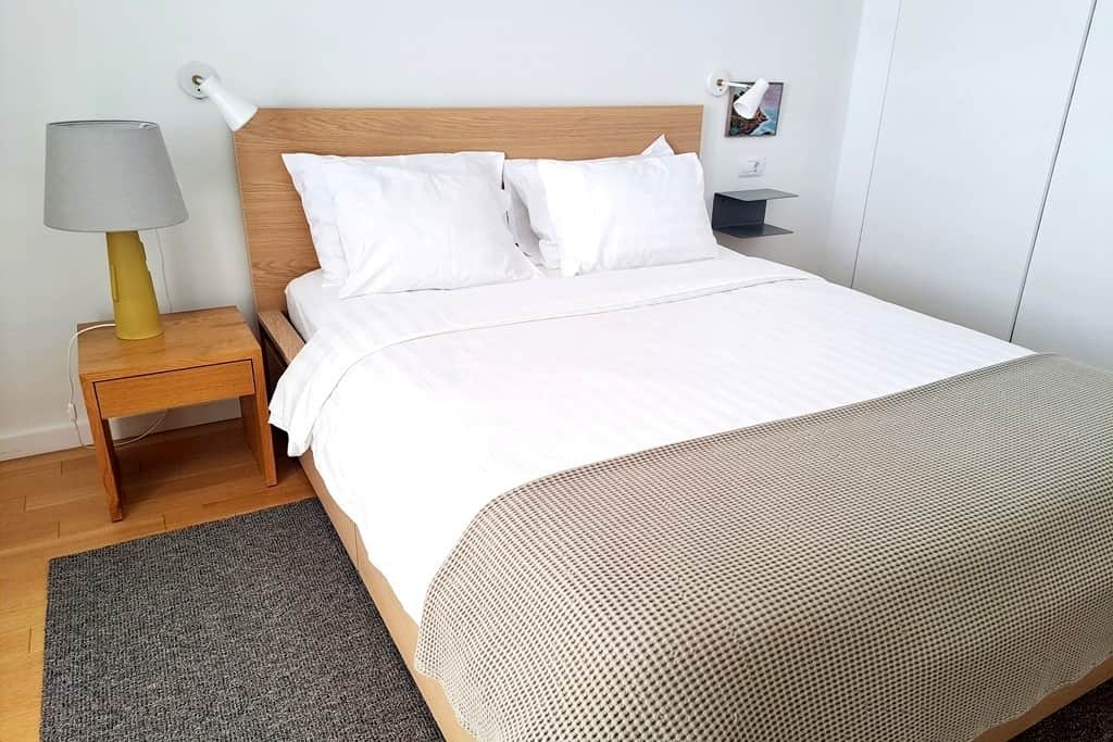 Bedroom #1 has a large built-in closet, with ample space for storing your travel belongings.