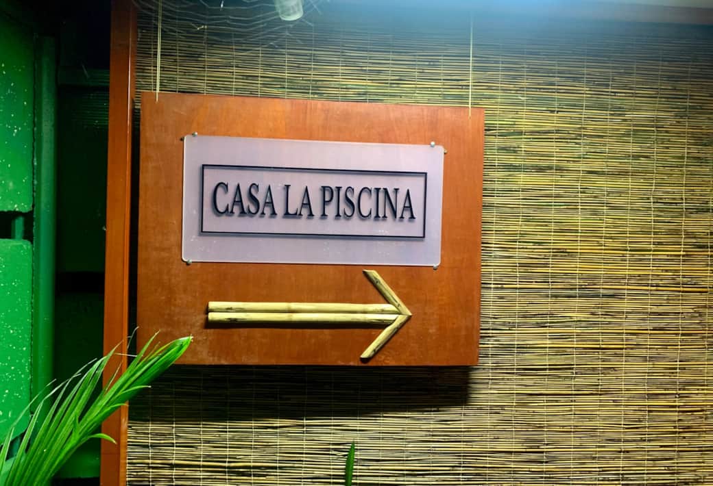 uva blue villas puerto viejo pool house luxury entrance sign