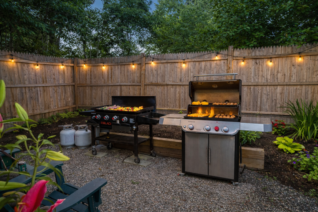 Weber BBQ and BlackStone griddle