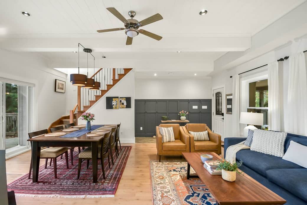 The front door opens into the Living Room area.