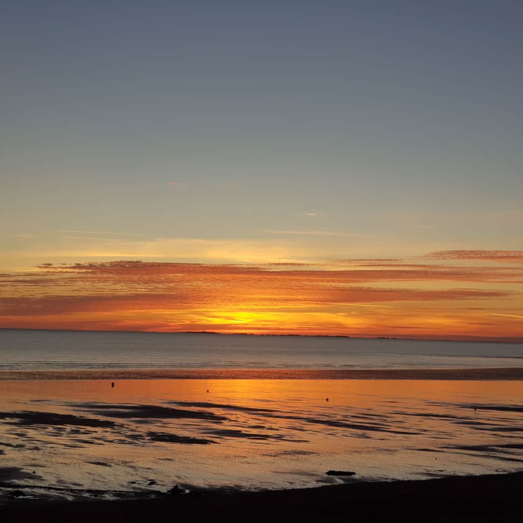 Le coucher du soleil