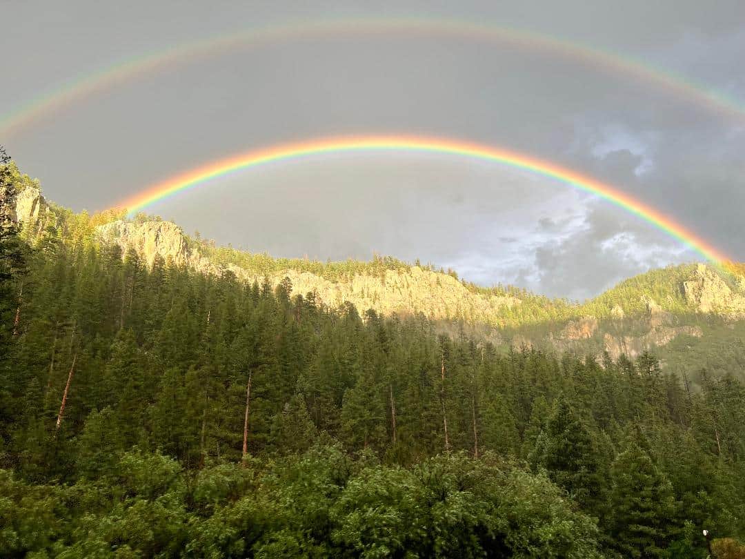 Rainbow over Cat Mesa