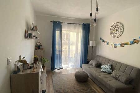 Living room with sofa that is also a Sofa Bed