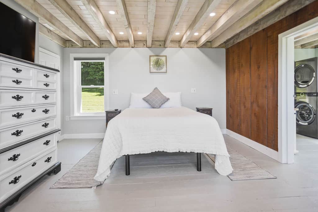 Queen Bed 2, Bedroom 2, second floor, attached bathroom. 