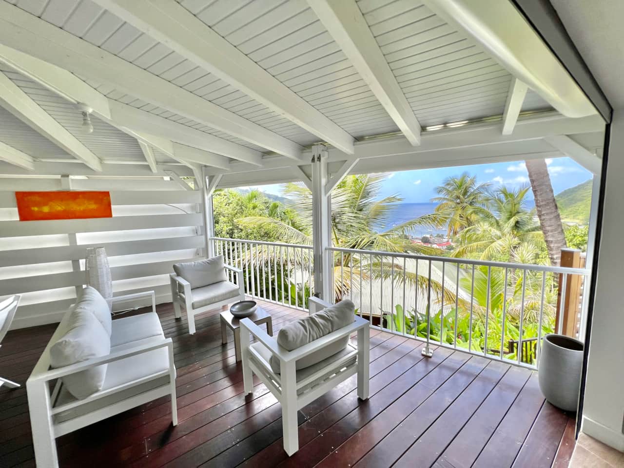 La terrasse avec vue mer