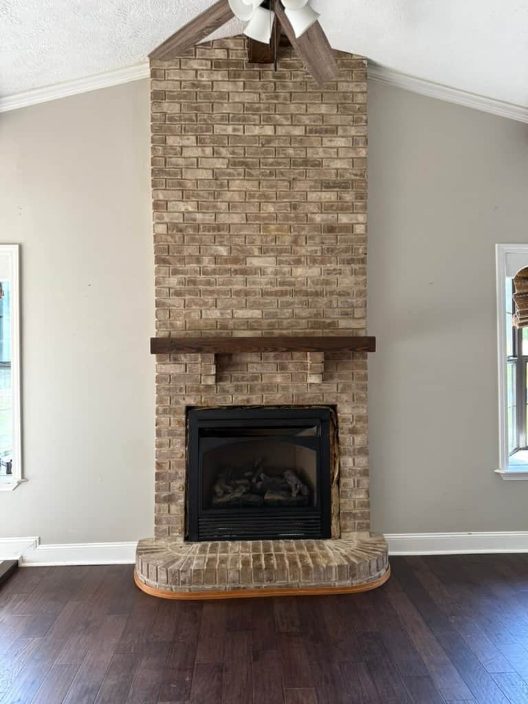 Fireplace (before renovations)