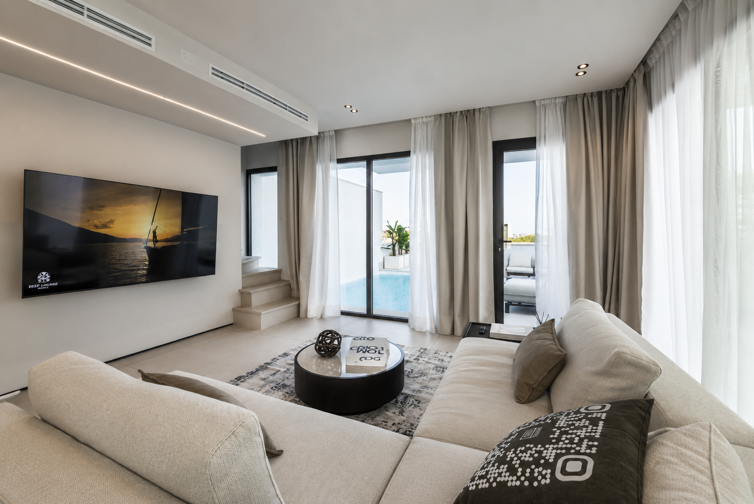 AZULIS Villas Dumas — second view of the completed villas, Golfo Aranci, Sardinia