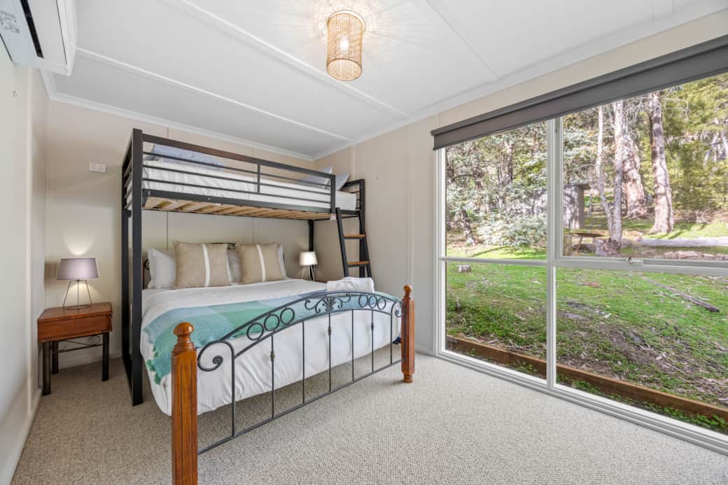 Bedroom 2 - Queen and Loft Bed with Air Conditioning Bedroom 2 - Queen and Loft Bed with Air Conditioning