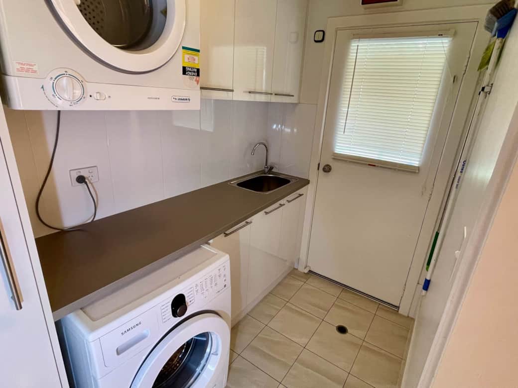 Laundry with dryer and washing machine