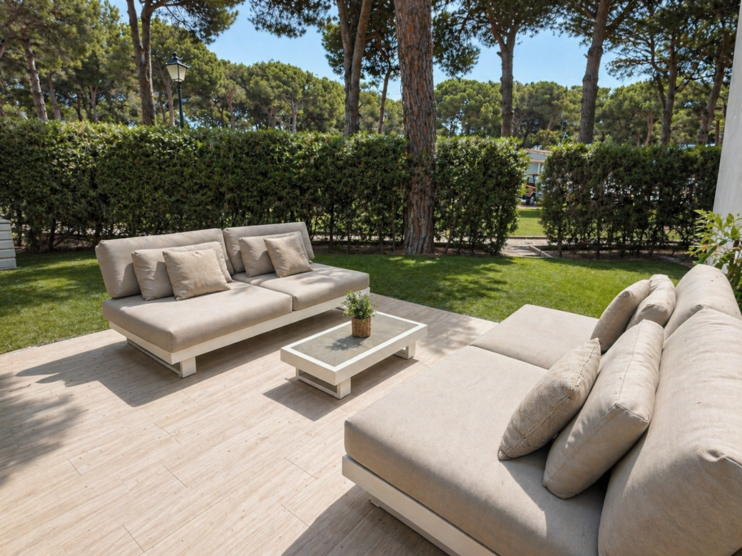Garden and terrace