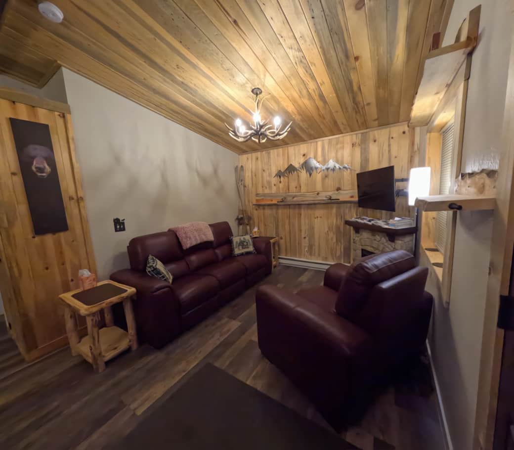 Cabin living room