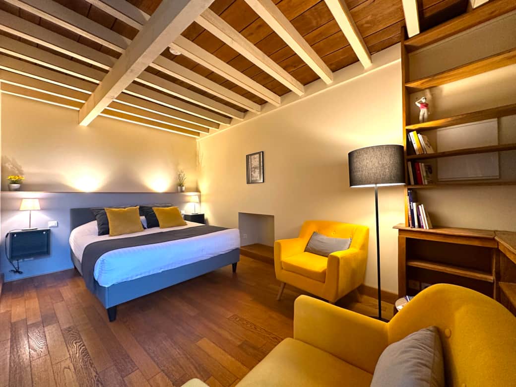 Vue d'ensemble de la chambre Billebaude Vue d'ensemble de la chambre Billebaude