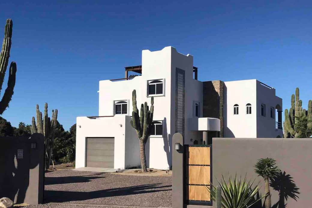 Main entrance with secure, automatic gate. 